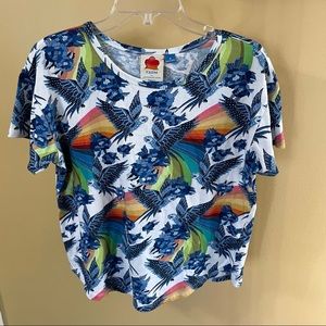 Farm Rio for Anthropology Parrot tee